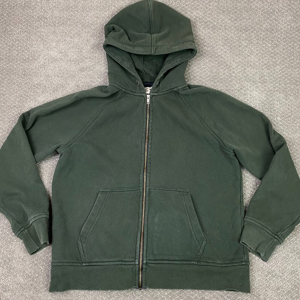 Flint and Tinder 10 Year Hoodie Men's XL Green Full Zip Hooded Sweatshirt